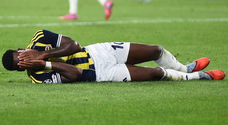 John Duran of Fenerbahce during the UEFA Champions League Play off 1st leg match between Fenerbahce and Benfica at Ulker Sukru Saracoglu CHOBANI Stadium on August 20, 2025 in Istanbul, Turkey. (Photo by SeskimPhoto) Fenerbahce v Benfica - UEFA Champions League Play off 1st leg match 