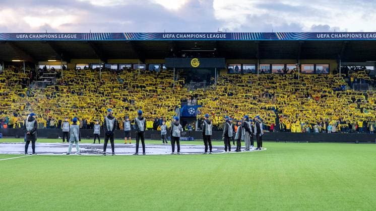SOCCER - UEFA CL, Bodo vs Sturm FELDKIRCHEN,AUSTRIA,20.AUG.25 - SOCCER - UEFA Champions League, play off, FK Bodo Glimt vs SK Sturm Graz. Image shows an overview of Aspmyra Stadion.  GEPAxpictures xAvnixRetkoceri