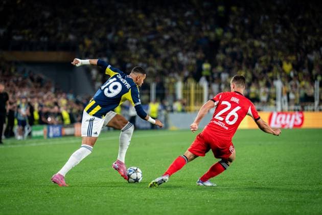 UEFA Champions League Playoff Match Fenerbahce Vs Benfica in Istanbul, Turkey - 20 Aug 2025 Yousseff En-Nesyri of Fenerbahce seen in action during the UEFA Champions League Playoff match between Fenerbahce and Benfica in Chobani Stadium. Final score Fenerbahce 0 : 0 Benfica Istanbul Turkey Copyright: xYagizxGurtugx xSOPAxImagesx YGURTUG-16
