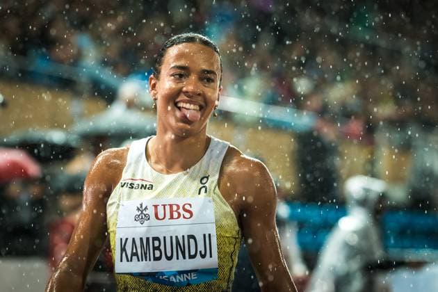Athletissima 2025; Lausanne, 20.08.2025 KAMBUNDJI Ditaji (SUI), 100 m hurdles men at the Athletissima 2025 in Lausanne (Switzerland) on Wednesday, 20.08.2025 *** Athletissima 2025 Lausanne, 20 08 2025 KAMBUNDJI Ditaji SUI , 100 m hurdles men at the Athletissima 2025 in Lausanne Switzerland on Wednesday, 20 08 2025 Copyright: xBEAUTIFULxSPORTS UlfxSchillerx