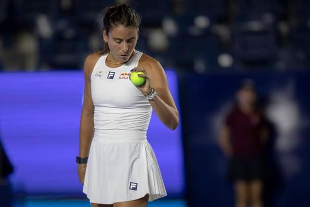 August 20, 2025, Monterrey, Nuevo Leon, Mexico: Emma Navarro (USA) in action against Alycia Parks (USA) during their match at the Monterrey Open WTA, Tennis Damen 500. Monterrey Mexico - ZUMAo125 0831015933st Copyright: xAntonioxOjedax
