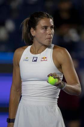 August 20, 2025, Monterrey, Nuevo Leon, Mexico: Emma Navarro (USA) in action against Alycia Parks (USA) during their match at the Monterrey Open WTA, Tennis Damen 500. Monterrey Mexico - ZUMAo125 0831015940st Copyright: xAntonioxOjedax