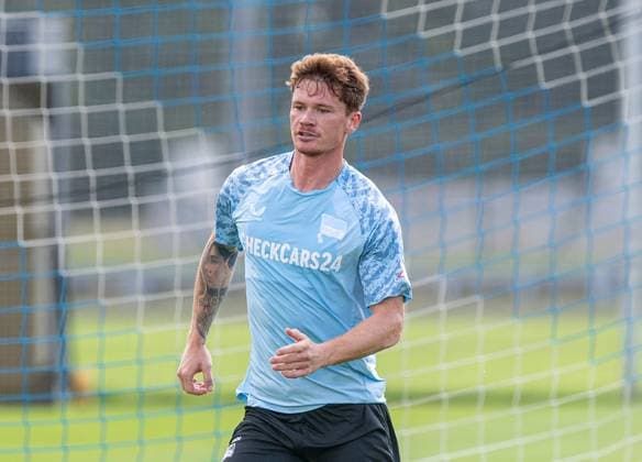 Soccer, Men, Season 2025 26, 2 Bundesliga, Hertha BSC, Training, Sebastian Grönning Hertha BSC , 20 08 2025, Copyright: xSebastianxRäppold MatthiasxKochx