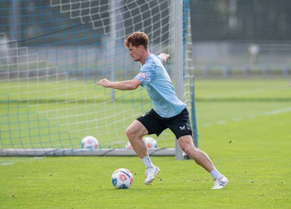 Soccer, Men, Season 2025 26, 2 Bundesliga, Hertha BSC, Training, Sebastian Grönning Hertha BSC , 20 08 2025, Copyright: xSebastianxRäppold MatthiasxKochx