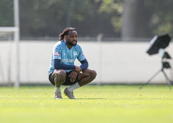Soccer, Men, Season 2025 26, 2 Bundesliga, Hertha BSC, Training, Deyovaisio Zeefuik Hertha BSC , 20 08 2025, Copyright: xSebastianxRäppold MatthiasxKochx