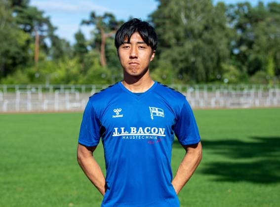 Shinji Yamada F C Hertha 03 Zehlendorf Regionalliga Nordost, Porträttermin 2025 2026, 29 07 2025, Copyright: xSebastianxRäppold MatthiasxKochx