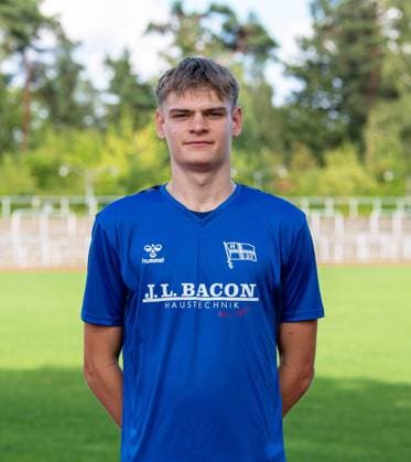 Ben Schulz F C Hertha 03 Zehlendorf Regionalliga Nordost, Porträttermin 2025 2026, 29 07 2025, Copyright: xSebastianxRäppold MatthiasxKochx