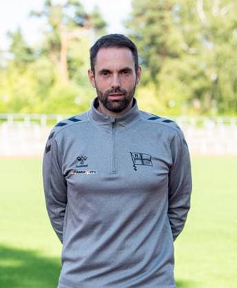 Coach Steffen Israel F C Hertha 03 Zehlendorf Regionalliga Nordost, Porträttermin 2025 2026, 29 07 2025, Copyright: xSebastianxRäppold MatthiasxKochx