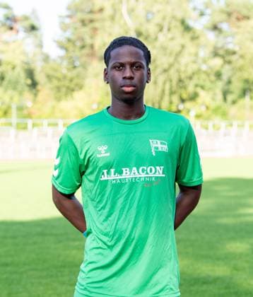 Goalkeeper Aladji Dieye F C Hertha 03 Zehlendorf Regionalliga Nordost, Porträttermin 2025 2026, 29 07 2025, Copyright: xSebastianxRäppold MatthiasxKochx