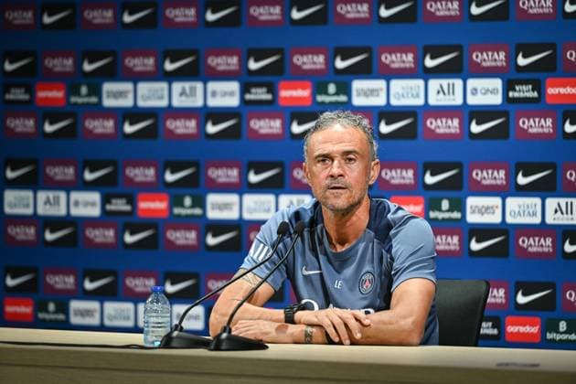 Football, France, Paris Saint Germain press conference