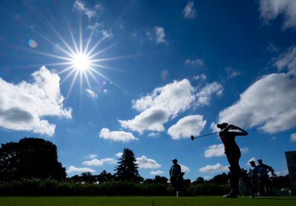 August 21, 2025, Mississauga, On, CANADA: Nelly Korda of the USA watches her tee shot on the 8th hole in the first round of the Canadian Women s Open at Mississauga Golf and Country Club in Mississauga, Ont., on Thursday, Aug. 21, 2025. Canada News - August 21, 2025  - ZUMAc35_ 20250821_zaf_c35_007 Copyright: xFrankxGunnx