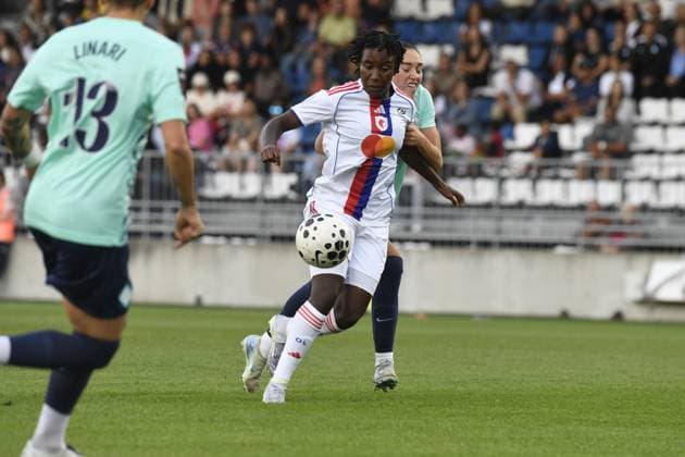 Football, Women, Test match, OL Lyonnes - London City Lionesses
