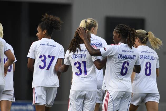 Football : OLYMPIQUE LYONNES VS lONDONS lYONNES -FRIENDLY - 21 08 2025 Liana JOSEPH of ol Lyonnes during the International Friendly, Länderspiel, Nationalmannschaft match between OL Lyonnes and London City at Groupama OL Training Center on august 21,2025  Copyright: xMourad_ALLILIx