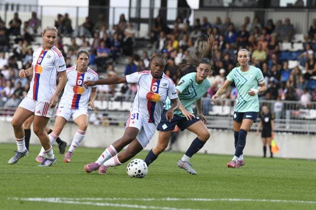 Football : OLYMPIQUE LYONNES VS lONDONS lYONNES -FRIENDLY - 21 08 2025 Liana JOSEPH of ol Lyonnes during the International Friendly, Länderspiel, Nationalmannschaft match between OL Lyonnes and London City at Groupama OL Training Center on august 21,2025  Copyright: xMourad_ALLILIx