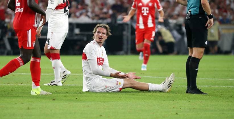 16 08 25 Franz Beckenbauer Supercup VfB Stuttgart FC Bayern Munich Germany, Stuttgart, 16 08 2025, Football, Franz Beckenbauer Supercup, VfB Stuttgart FC Bayern Munich Nick Woltemade VfB Stuttgart