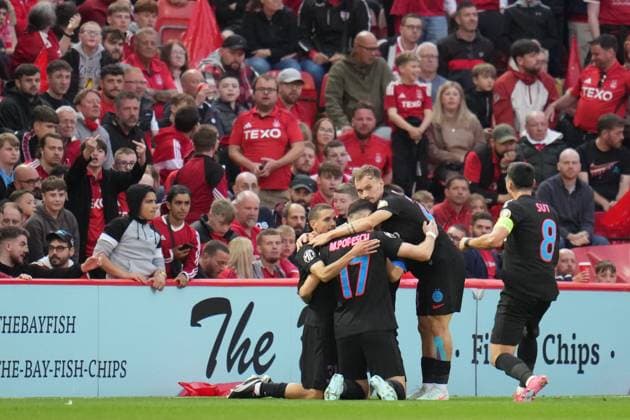 Daniel Birligea of FCSB celebrates after scoring Aberdeen v FCSB, UEFA Europa League, Play-Off Round, First Leg, Football, Pittodrie, Aberdeen, Scotland, UK - 21 Aug 2025Aberdeen Pittodrie Scotland United Kingdom EDITORIAL USE ONLY No use with unauthorised audio, video, data, fixture lists, club league logos or live services. Online in-match use limited to 120 images, no video emulation. No use in betting, games or single club league player publications. Copyright: xPetexSummers Shutterstockx 15449391dj
