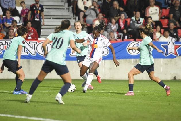Football : OLYMPIQUE LYONNES VS lONDONS lYONNES -FRIENDLY - 21 08 2025 KADIDIATOU Diani of ol Lyonnes during the International Friendly, Länderspiel, Nationalmannschaft match between OL Lyonnes and London City at Groupama OL Training Center on august 21,2025  Copyright: xMourad_ALLILIx