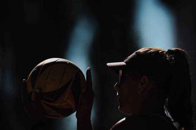 Beach volleyball women Allianz German Beach Tour 2025 Tourstop Berlin 21 08 2025 Leonie Klinke Berlin Funkhaus Beach Berlin Germany