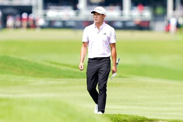 August 21, 2025, Atlanta, Georgia, USA: Collin Morikawa (USA) walks the first fairway during the first round of the 2025 TOUR Championship at East Lake Golf Club. Atlanta USA - ZUMAw109 20250821_fap_w109_014 Copyright: xDebbyxWongx