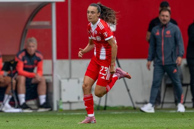 Natalia Padilla Bidas FC Bayern Muenchen Women, 23 GER, FC Bayern Muenchen Women vs Real Madrid CF, Football, Women, Test match, Season 2025 2026, 21 08 2025 DFL DFB REGULATIONS PROHIBIT ANY USE OF PHOTOGRAPHS as IMAGE SEQUENCES and or QUASI VIDEO GER, FC Bayern Muenchen Women vs Real Madrid CF, Football, Women, Test match, Season 2025 2026, 21 08 2025 Muenchen Copyright: xEibner-Pressefoto HeikexFeinerx EP_HFR