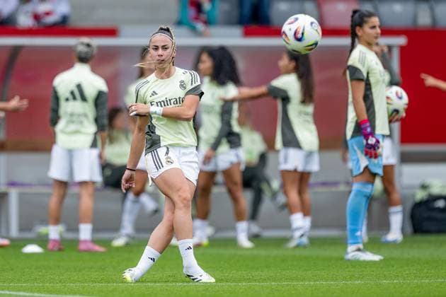 Athenea del Castillo Beivide Real Madrid CF, 7 at warm-up GER, FC Bayern Muenchen Women vs Real Madrid CF, Football, Women, Test match, Season 2025 2026, 21 08 2025 DFL DFB REGULATIONS PROHIBIT ANY USE OF PHOTOGRAPHS as IMAGE SEQUENCES and or QUASI VIDEO GER, FC Bayern Muenchen Women vs Real Madrid CF, Football, Women, Test match, Season 2025 2026, 21 08 2025 Muenchen Copyright: xEibner-Pressefoto HeikexFeinerx EP_HFR
