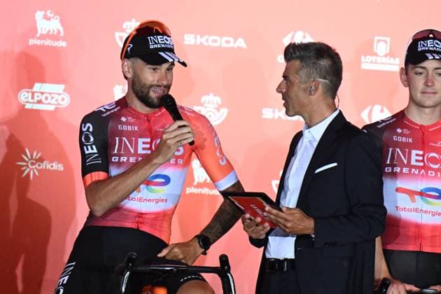 21-08-2025 Presentazione Squadre Vuelta A Espana 2025; 2025, Ineos Grenadiers; Ganna, Filippo; Mei, Paolo; Torino; 