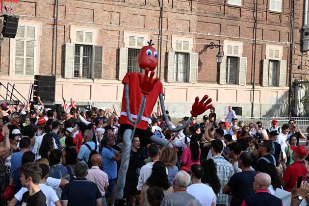 21-08-2025 Presentazione Squadre Vuelta A Espana 2025; Torino; 