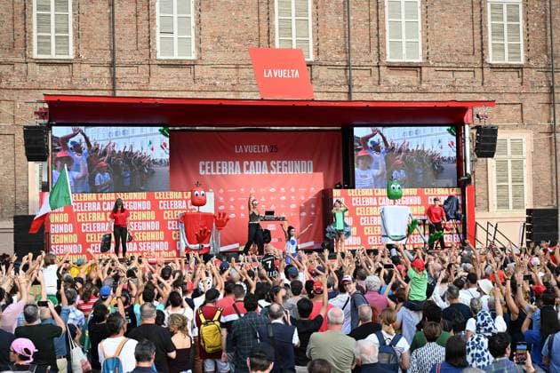 21-08-2025 Presentazione Squadre Vuelta A Espana 2025; Torino; 
