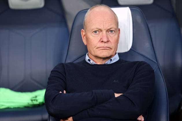 POLAND OUT !!! 21.08.2025 POZNAN, BULGARSKA , ENEA STADION PILKA NOZNA (FOOTBALL), PLAY-OFFS UEFA EUROPA LIGA 2025 - 2026 GAME LECH POZNAN - RKC GENK N P NIELS FREDERIKSEN TRENER HEAD COACH FOTO JAKUB PIASECKI CYFRASPORT NEWSPIX.PL --- newspix.pl 