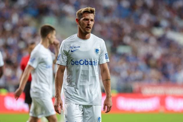 POLAND OUT !!! 2025.08.21 Poznan Pilka nozna 4 Runda Eliminacji Liga Europy Lech Poznan - KRC Genk N z Patrik Hrosovsky Foto Pawel Jaskolka PressFocus 2025.08.21 Poznan Football 4th Qualifying Round UEFA Europa League Lech Poznan - KRC Genk Credit: Pawel Jaskolka PressFocus NEWSPIX.PL --- newspix.pl 