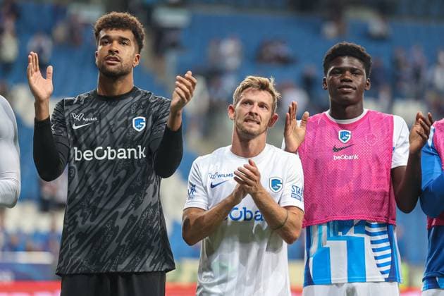 POLAND OUT !!! 2025.08.21 Poznan Pilka nozna 4 Runda Eliminacji Liga Europy Lech Poznan - KRC Genk N z Patrik Hrosovsky Foto Pawel Jaskolka PressFocus 2025.08.21 Poznan Football 4th Qualifying Round UEFA Europa League Lech Poznan - KRC Genk Credit: Pawel Jaskolka PressFocus NEWSPIX.PL --- newspix.pl 