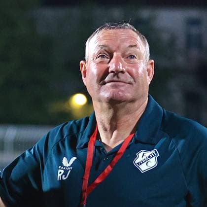 MOSTAR , 21-08-2025 , Stadium Bijeli Brijeg , season 2025 2026 , UEFA Europa League Football play off , match between Zrinjski and FC Utrecht 0-2. Picture shows Ron Jans Zrinjski - Utrecht  x30605518x Copyright: