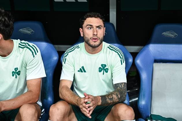 2 Davide Calabria of Panathinaikos plays during the Europa League, Play-offs, 1st leg match between Panathinaikos and Samsunspor at OAKA Stadium on August 21, 2025, in Athens, Greece.  Copyright: xStefanosxKyriazis IPAxSportx xipa-agency.netx xx IPA_62901879 IPA_Agency_IPA62901879