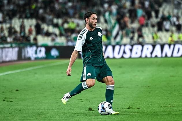 2 Davide Calabria of Panathinaikos plays during the Europa League, Play-offs, 1st leg match between Panathinaikos and Samsunspor at OAKA Stadium on August 21, 2025, in Athens, Greece.  Copyright: xStefanosxKyriazis IPAxSportx xipa-agency.netx xx IPA_62901970 IPA_Agency_IPA62901970