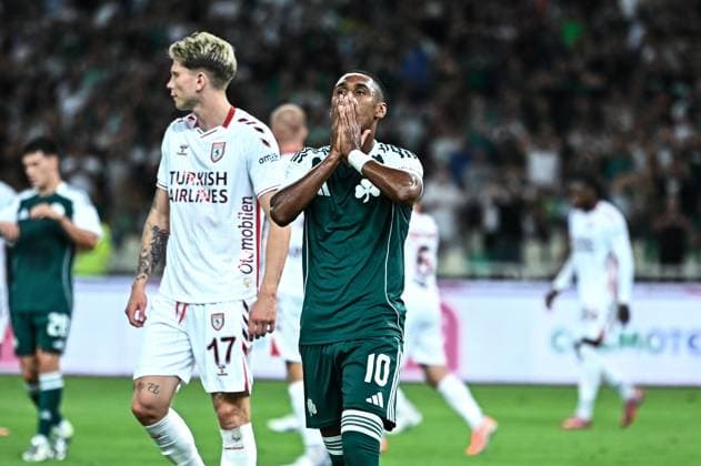 August 21, 2025, Athens, Athens, Greece: 10 ÃŽÂ¤ÃŽ¢ÃŽÂ¤ÃŽ¢ of Panathinaikos plays during the Europa League, Play-offs, 1st leg match between Panathinaikos and Samsunspor at OAKA Stadium on August 21, 2025, in Athens, Greece. Athens Greece - ZUMAk160 20250821_zip_k160_012 Copyright: xStefanosxKyriazisx