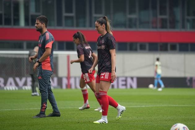 Sarah Zadrazil FC Bayern, 25 Germany, FC Bayern Campus, FC Bayern Munich, womens soccer, soccer, Munich, Real Madrid, test match Copyright: xMirjamxGeigerx