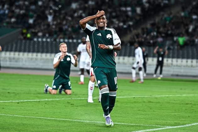 Panathinaikos v Samsunspor - UEFA Champions League Tete of Panathinaikos plays during the Europa League Play-offs, 1st leg match between Panathinaikos and Samsunspor at OAKA Stadium in Athens, Greece, on August 21, 2025.  Copyright: xStefanosxKyriazisx originalFilename:kyriazis-panathin250821_npMQX.jpg