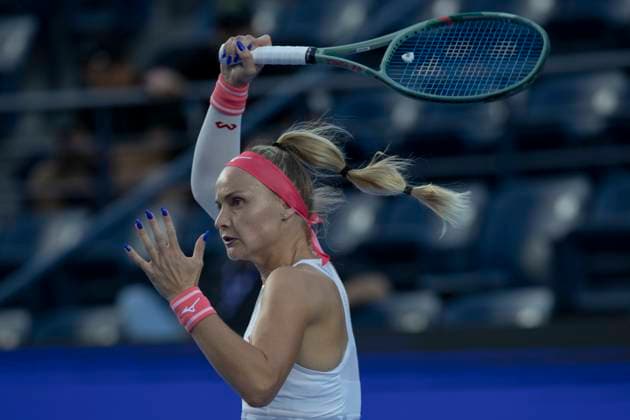 August 21, 2025, Monterrey, Nuevo Leon, Mexico: Rebecca A ramkovoÂ¡ (SVK) in action against Alycia Parks (USA) during their match at the Monterrey Open WTA, Tennis Damen 500. Monterrey Mexico - ZUMAo125 0831109670st Copyright: xAntonioxOjedax