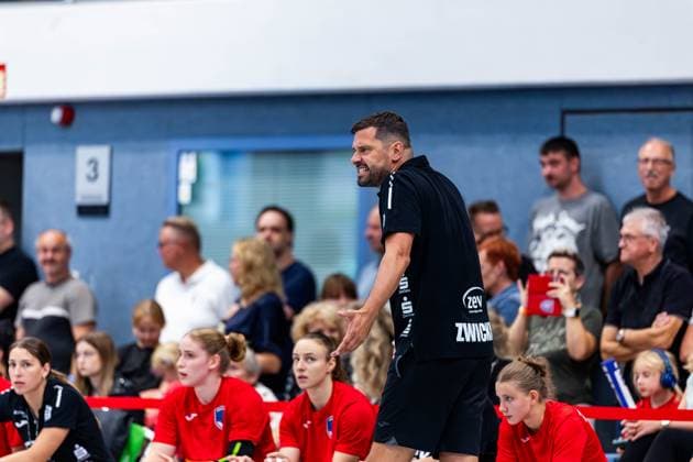 21 08 2025, GER, Handball, Women, Season 2025 2026, 1 BL Alsco Womens Handball Bundesliga, Test match, Thueringer HC BSV Sachsen Zwickau Norman Rentsch BSV Sachsen Zwickau 99974 Mühlhausen Goermar Görmar Halle Thuringia Germany