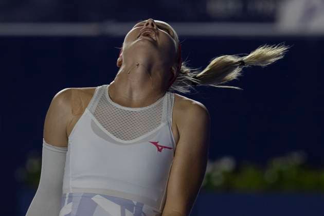 August 21, 2025, Monterrey, Nuevo Leon, Mexico: Rebecca A ramkovoÂ¡ (SVK) in action against Alycia Parks (USA) during their match at the Monterrey Open WTA, Tennis Damen 500. Monterrey Mexico - ZUMAo125 0831109806st Copyright: xAntonioxOjedax