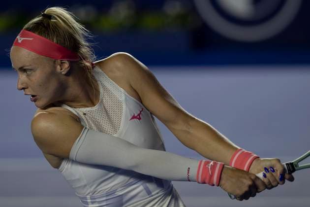 August 21, 2025, Monterrey, Nuevo Leon, Mexico: Rebecca A ramkovoÂ¡ (SVK) in action against Alycia Parks (USA) during their match at the Monterrey Open WTA, Tennis Damen 500. Monterrey Mexico - ZUMAo125 0831109807st Copyright: xAntonioxOjedax