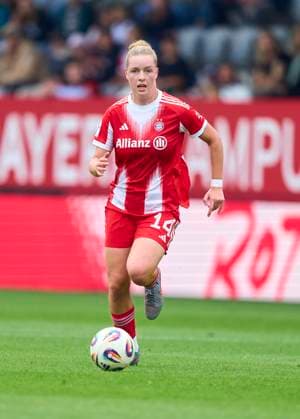 Alara Sehitler of Bayern München in the friendly women football match FC BAYERN MÜNCHEN - REAL MADRID 4-1 on Aug 21, 2025 in Munich, Germany. Season 2025 2026, FCB, Muenchen Frauen Bundesliga,