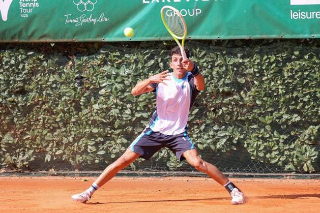 Juan Cruz Martin Manzano (ITA) during M25 ITF Lesa Cup, International Tennis match in Lesa, Italy, August 22 2025  Copyright: xRobertaxCorradin IPAxSportx xipa-agency.netx xx IPA_62972067 IPA_Agency_IPA62972067