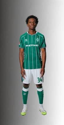 official portrait date SV Werder Bremen 2025 2026 Wesley Adeh Werder Bremen 34 1 BL portrait date 2025 2026, xWerderxBremenx xHeidmannxxvia nph00001