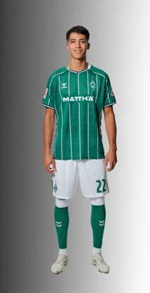 official portrait date SV Werder Bremen 2025 2026 Julian Malatini WerderË½Bremen 22 1 BL portrait date 2025 2026, xWerderxBremenx xHeidmannxxvia nph00001