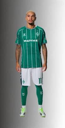 official portrait date SV Werder Bremen 2025 2026 Justin Njinmah SV Werder Bremen 11 1 BL portrait date 2025 2026, xWerderxBremenx xHeidmannxxvia nph00001