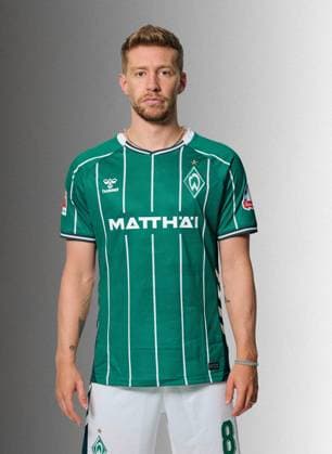 official portrait date SV Werder Bremen 2025 2026 Mitchell Weiser Mitchell Elijah Weiser Werder Bremen 08 1 BL portrait date 2025 2026, xWerderxBremenx xHeidmannxxvia nph00001