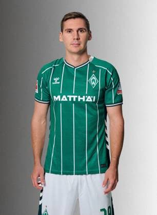 official portrait date SV Werder Bremen 2025 2026 Maximilian Wöber Woeber Werder Bremen 39 1 BL portrait date 2025 2026, xWerderxBremenx xHeidmannxxvia nph00001