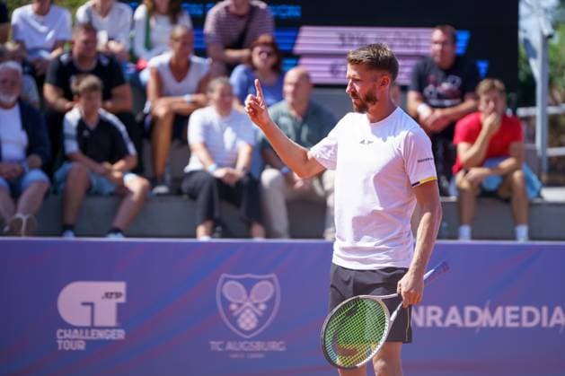 ATP50 Challenger Schwaben Open, Augsburg, 22 08 2025 Cedrik Marcel Stebe GER Germany ATP50 Challenger Schwaben Open, Augsburg, 22 08 2025 Copyright: xBEAUTIFULxSPORTSx Pajonkx