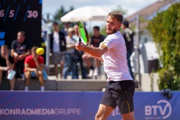 ATP50 Challenger Schwaben Open, Augsburg, 22 08 2025 Cedrik Marcel Stebe GER Germany ATP50 Challenger Schwaben Open, Augsburg, 22 08 2025 Copyright: xBEAUTIFULxSPORTSx Pajonkx